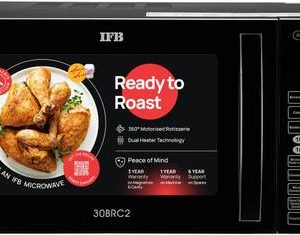 Morphy Richards 23CGAD Convection Microwave Oven|3 Year Product Warranty| Capacity - 23L |In-Built Air Fryer & Dehydrator Function|220 Autocook Menu| Black